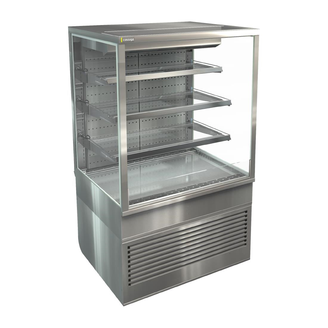 HT562 Cossiga Tower TTG Open Front Tall Refrigerated Freestanding Multideck w/Stainless Hinged Rear Door 900mm