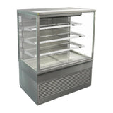 HT563 Cossiga Tower TTG Open Front Tall Refrigerated Freestanding Multideck w/Stainless Hinged Rear Door 1200mm - JD Catering Equipments Ltd