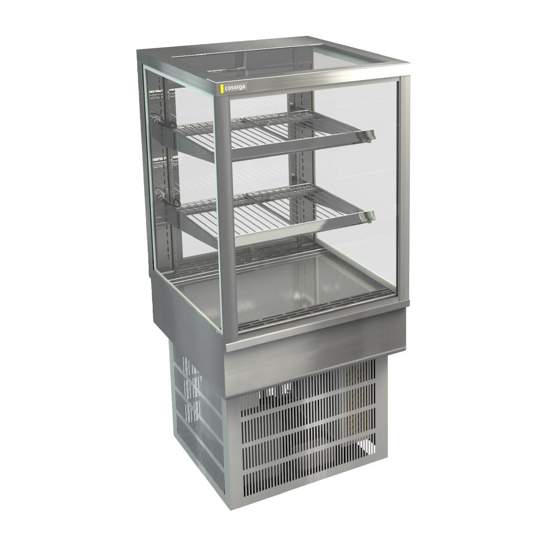 HT567 Cossiga Tower STG Refrigerated Drop-in Display w/Solid Front Glass & Rear Sliding Doors 600mm