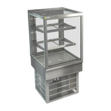 HT567 Cossiga Tower STG Refrigerated Drop-in Display w/Solid Front Glass & Rear Sliding Doors 600mm - JD Catering Equipments Ltd