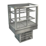 HT570 Cossiga Tower STG Refrigerated Drop-in Display w/Sliding Front & Rear Doors 900mm - JD Catering Equipments Ltd