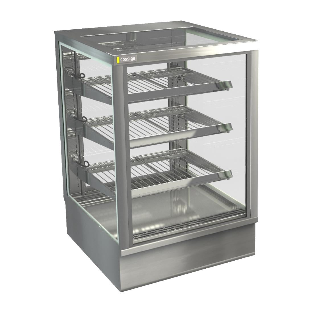 HT575 Cossiga Tower STG Heated Drop-in Display w/Solid Front Glass & Rear Sliding Doors 600mm