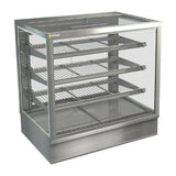 HT583 Cossiga Tower STG Ambient Countertop Multideck Display w/Solid Front Glass & Rear Sliding Doors 900mm - JD Catering Equipments Ltd