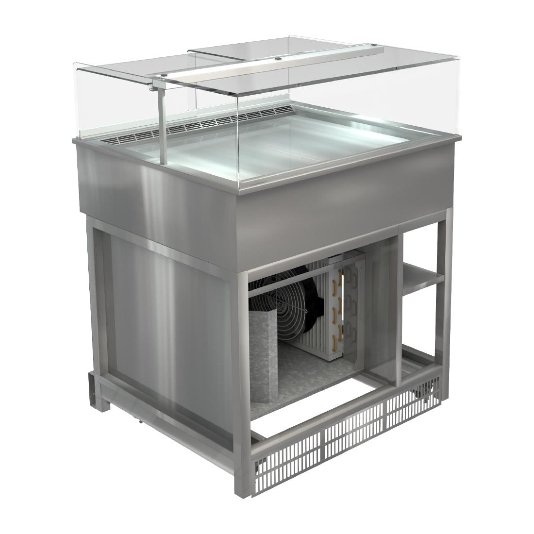 HT607 Cossiga LP PLUS Refrigerated Patisserie Display w/Ambient Storage 900mm