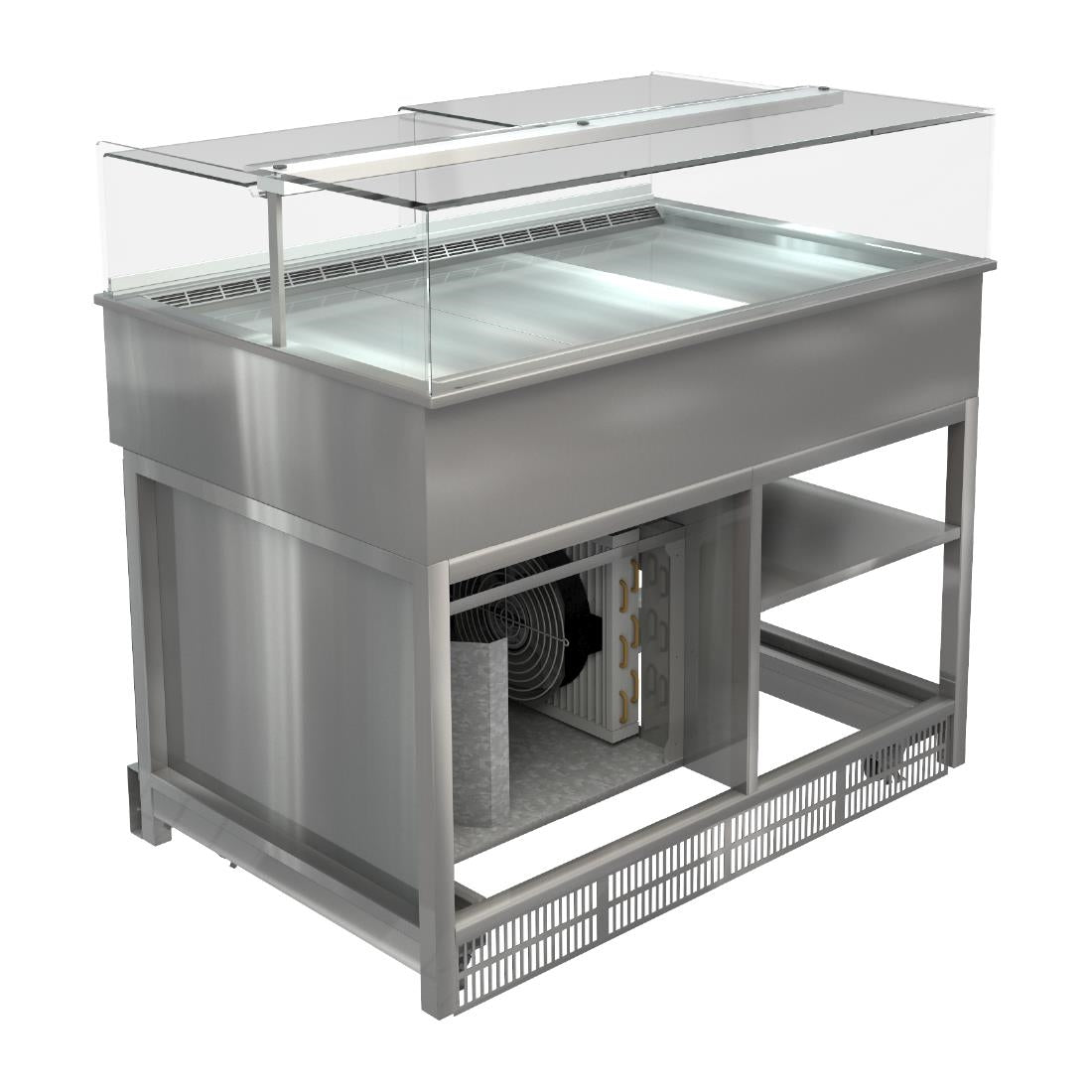 HT608 Cossiga LP PLUS Refrigerated Patisserie Display w/Ambient Storage 1200mm