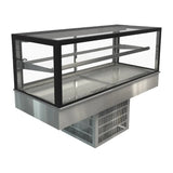 HT612 Cossiga Tower GOG Refrigerated Frameless Glass Countertop Display 1500mm - JD Catering Equipments Ltd