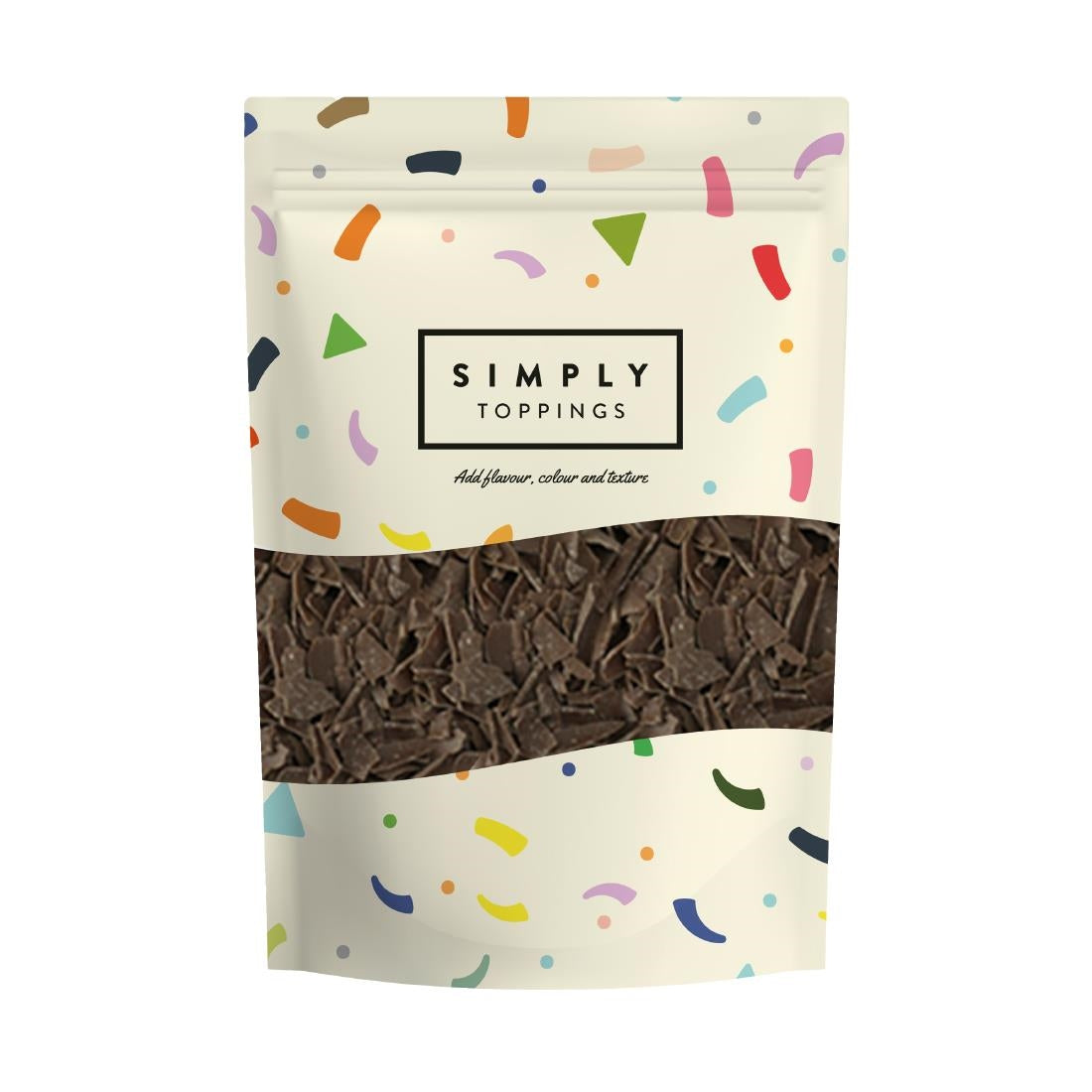HT866 Simply Toppings Milk Chocolate Flakes 300g
