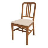 HT901 Bolero Bespoke Vicky Side Chair in Cream/Oak - JD Catering Equipments Ltd