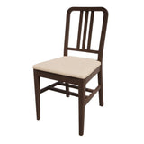 HT903 Bolero Bespoke Vicky Side Chair in Cream/Wenge - JD Catering Equipments Ltd