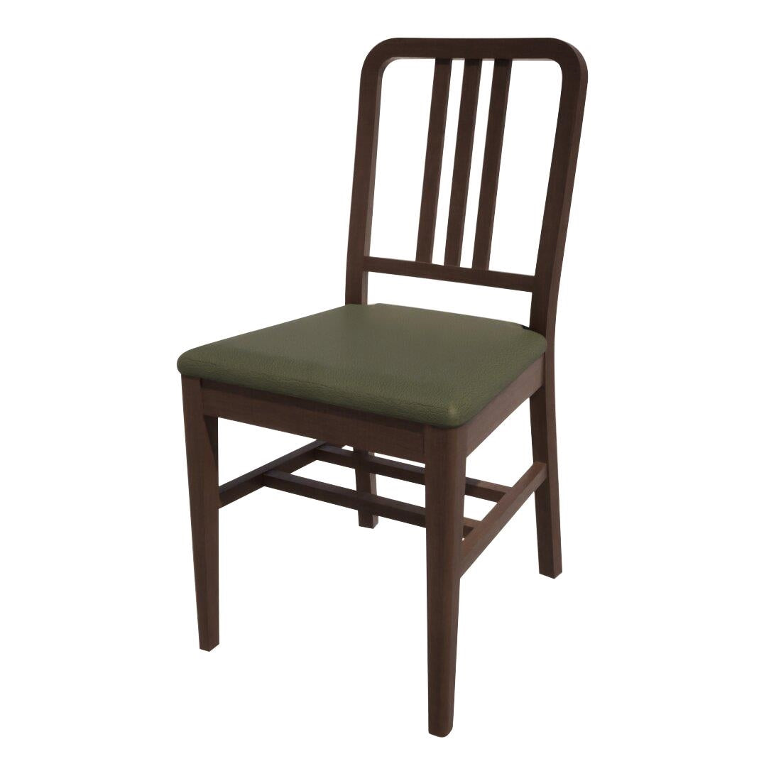 HT908 Bolero Bespoke Vicky Side Chair in Olive/Wenge