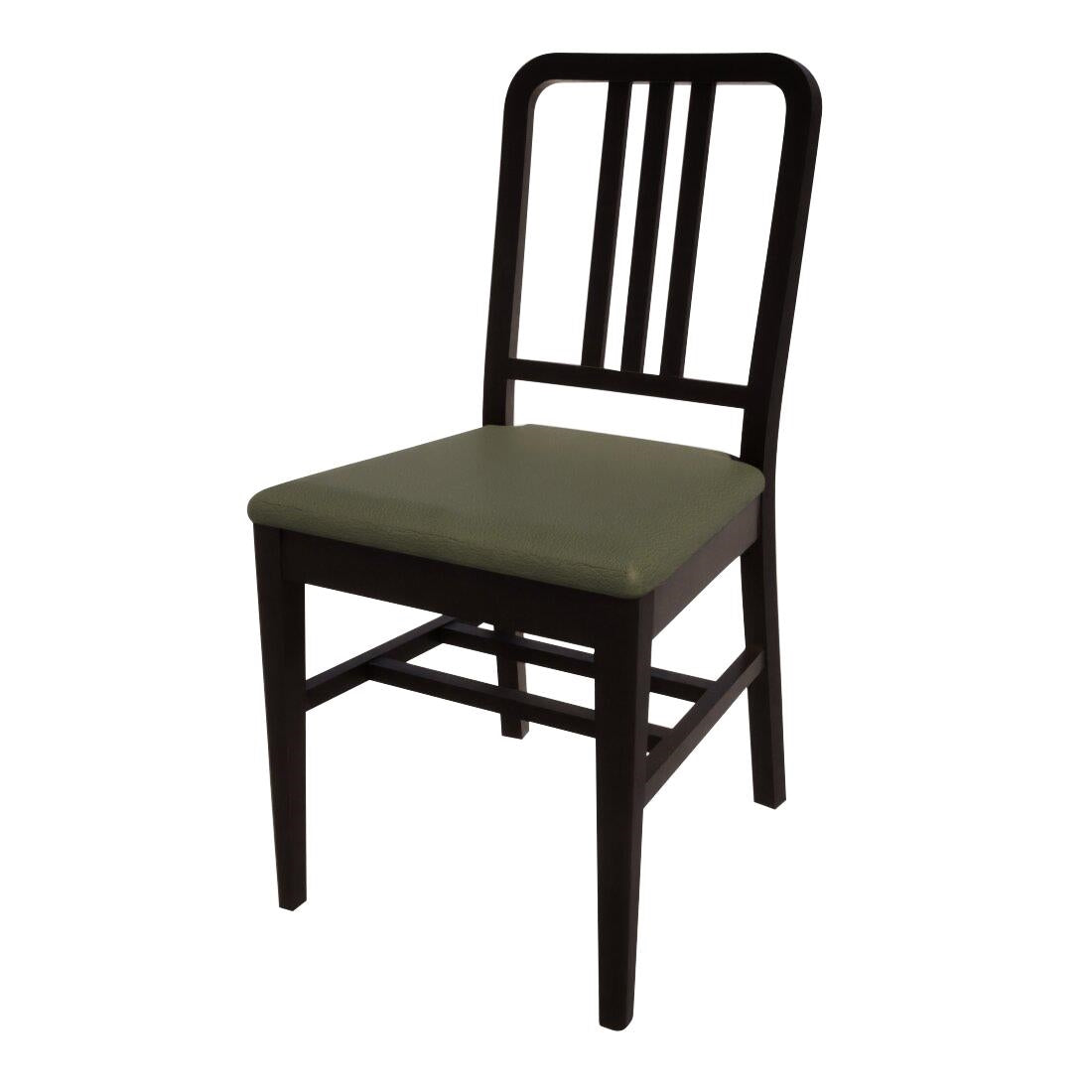 HT909 Bolero Bespoke Vicky Side Chair in Olive/Charcoal