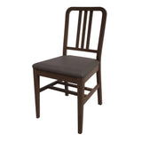 HT923 Bolero Bespoke Vicky Side Chair in Anthracite/Wenge - JD Catering Equipments Ltd