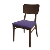 HT943 Bolero Bespoke Brenda Side Chair in Blue/Wenge - JD Catering Equipments Ltd