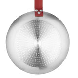 HT966 Hygiplas Aluminium Non-stick Teflon Platinum Plus Frying Pan with Red Handle 28cm