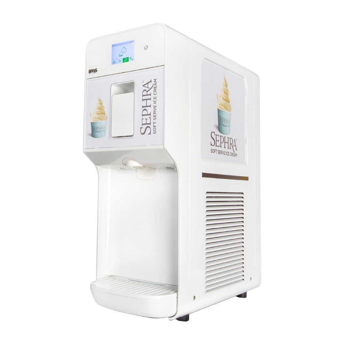 HU018 BRAS Digital Soft Serve Ice Cream Machine SESSIC1WHT