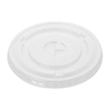 HU062 Fiesta Recyclable rPET Flat Lids for 12/16/20oz Cups (400 Pack)