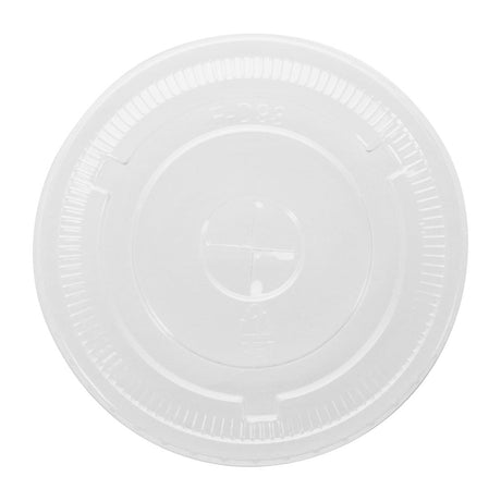 HU062 Fiesta Recyclable rPET Flat Lids for 12/16/20oz Cups (400 Pack)