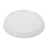 HU069 Fiesta Recyclable rPET Flat Lids for Deli Cups 8/12/16oz (300 Pack)