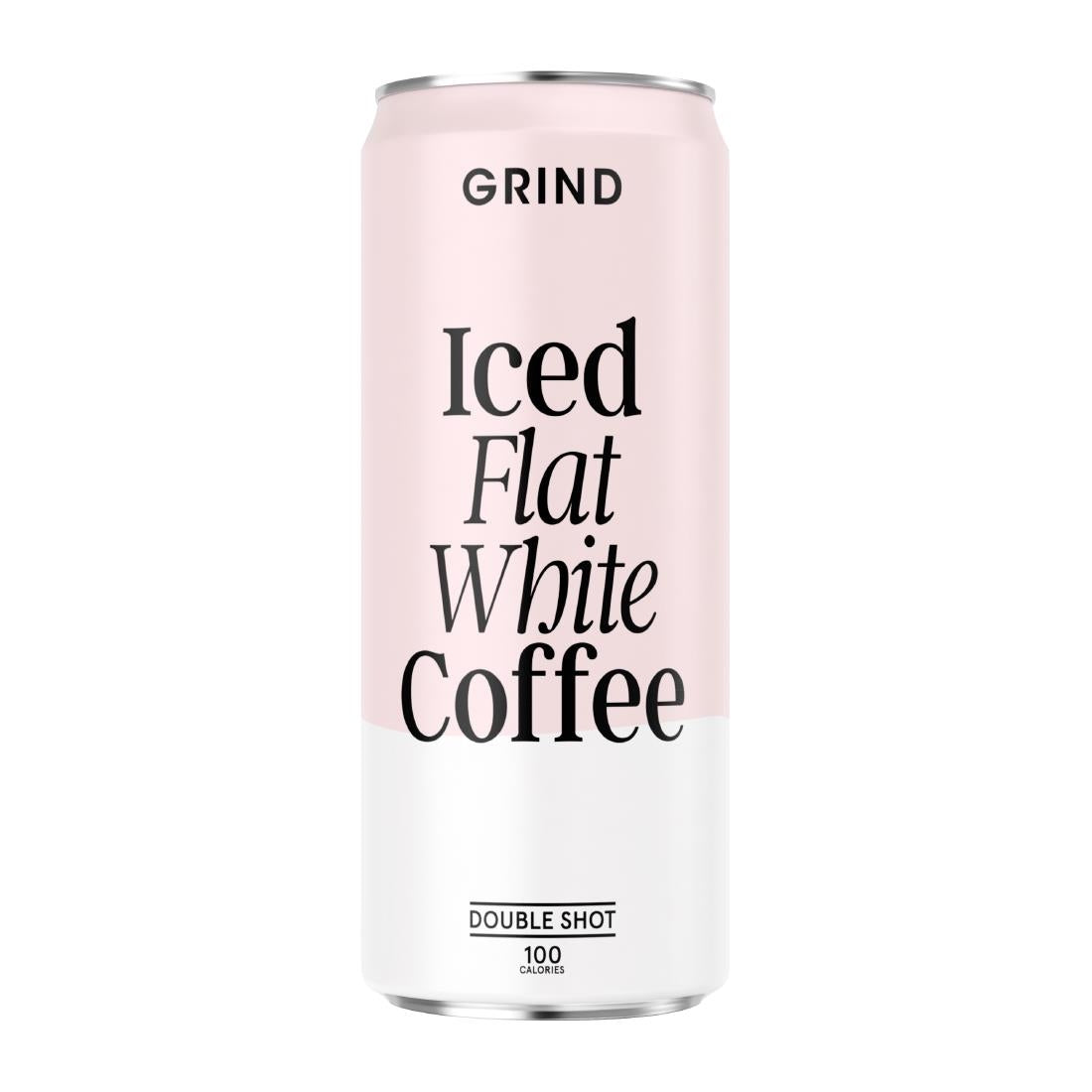 KA272 Grind Iced Flat White Coffee Cans 250ml (Pack of 8)