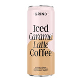 HU072 Grind Iced Caramel Latte Coffee Cans 250ml (Pack of 12)