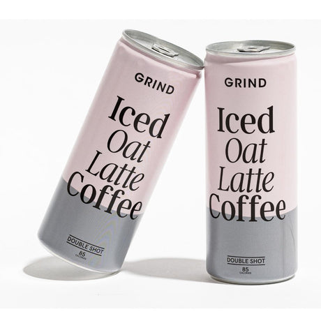 KA275 Grind Iced Oat Vanilla Latte Coffee Cans 250ml (Pack of 8)