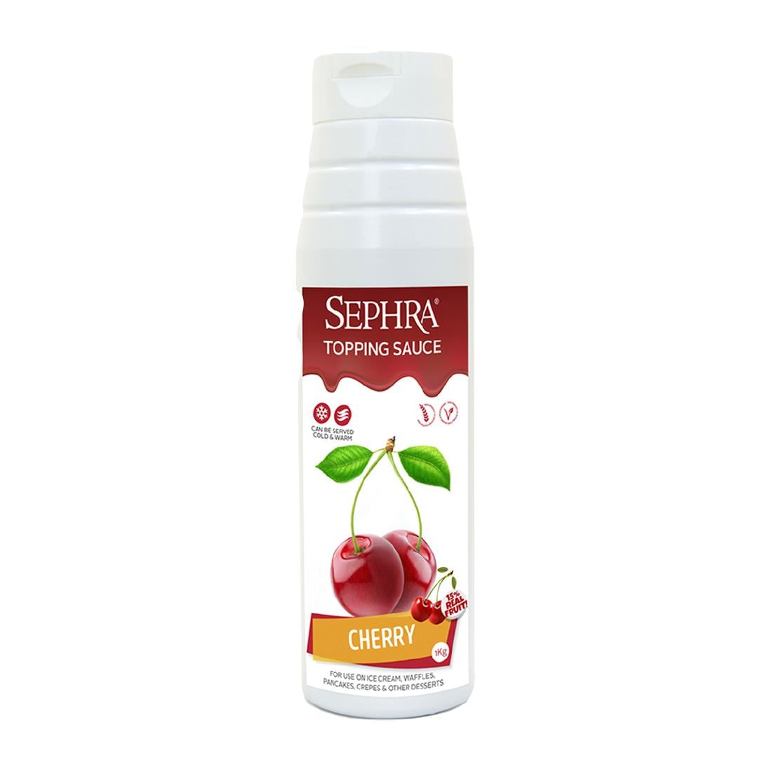 HU113 Sephra Cherry Topping Sauce 1kg