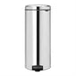 HU172 Brabantia Newicon Plastic Pedal Bin Bucket Brilliant Steel 30Ltr