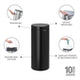 HU173 Brabantia Touch Bin Matt Black 30L