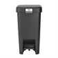 HU183 Brabantia Step-Up Pedal Bin Dark Grey 10Ltr