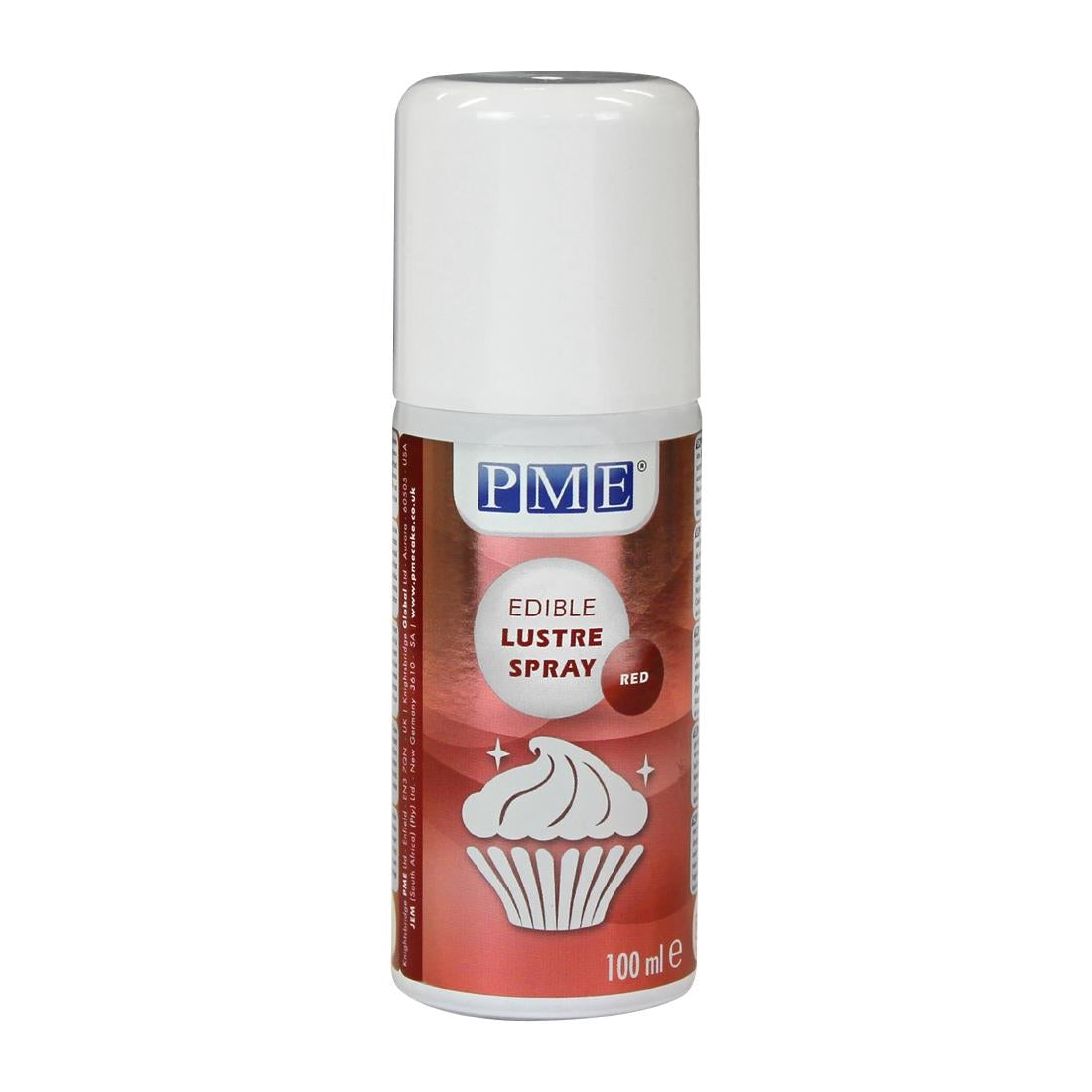 HU200 PME Edible Lustre Spray 100ml - Red