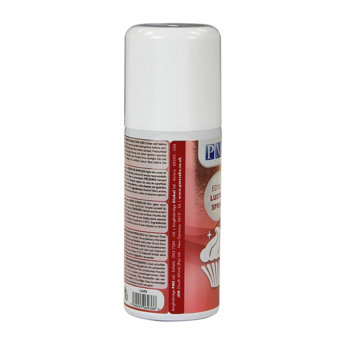 HU200 PME Edible Lustre Spray 100ml - Red