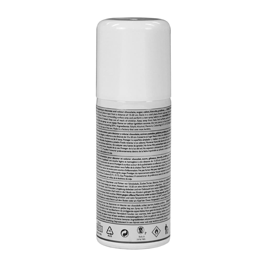 HU204 PME Edible Lustre Spray 100ml - Black