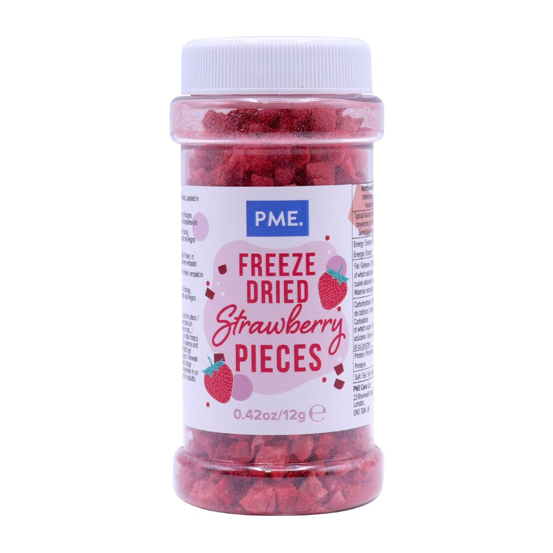 HU228 PME Freeze Dried Strawberry Pieces 12g