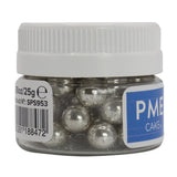 HU234 PME Silver Sugar Pearls 8mm