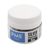 HU234 PME Silver Sugar Pearls 8mm