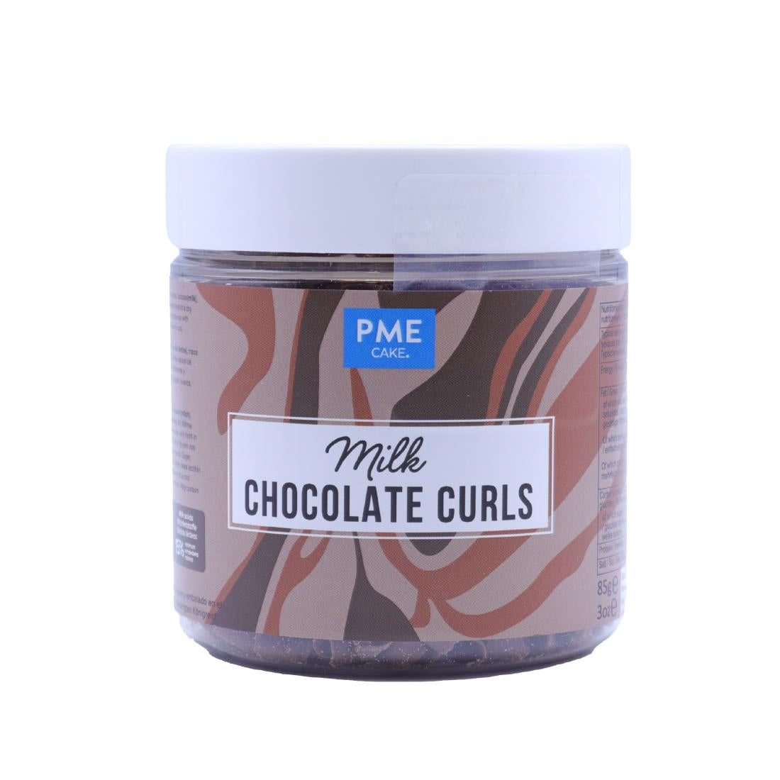 HU282 PME Chocolate Curls Milk Chocolate 85g