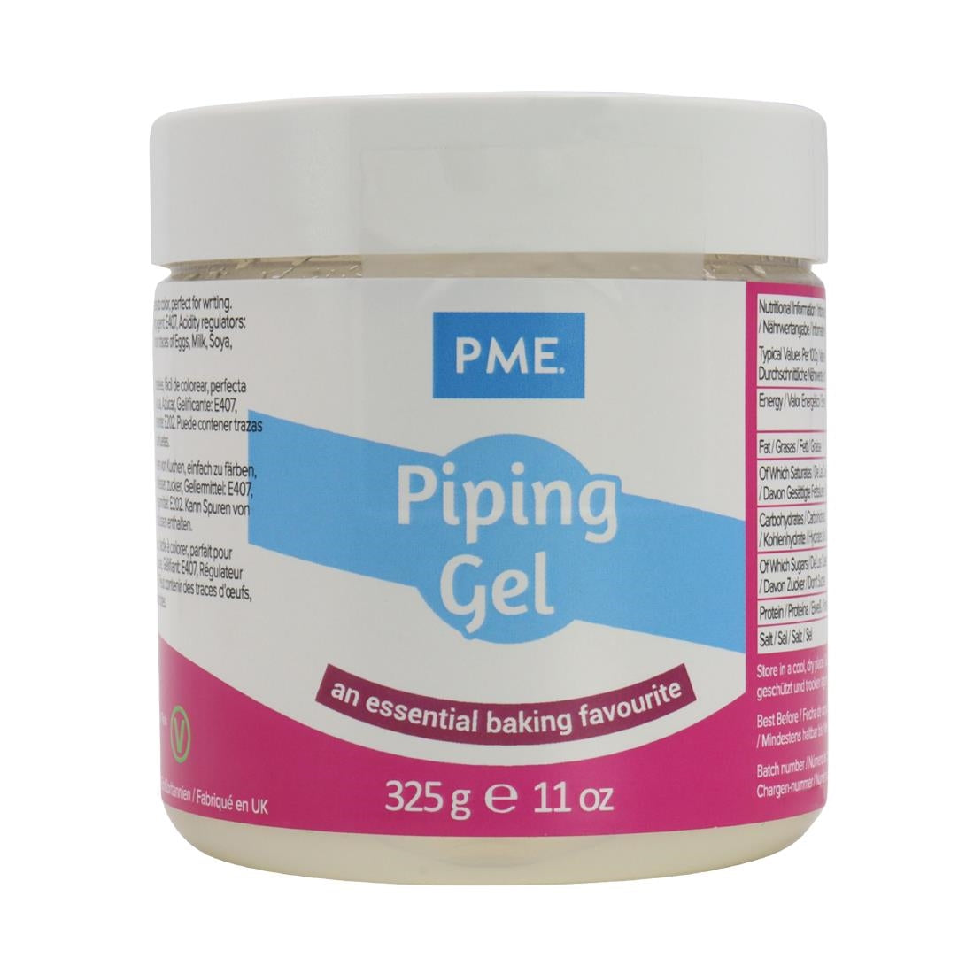 HU297 PME Essentials Piping Gel 325g