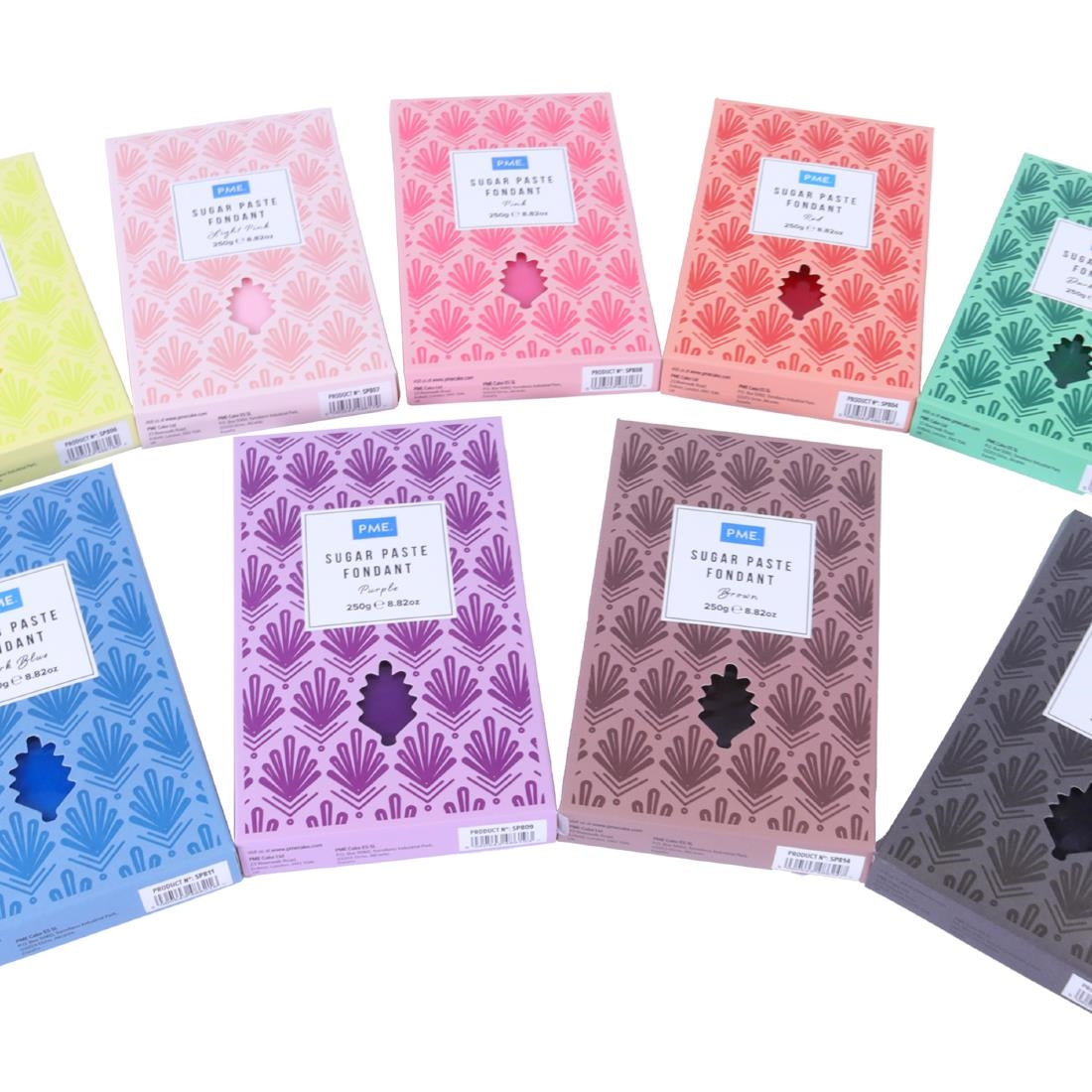 HU308 PME Sugar Paste Fondant Brown 250g