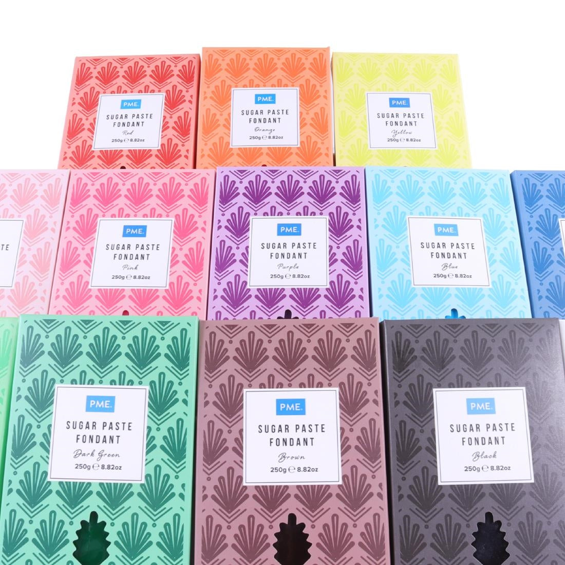 HU308 PME Sugar Paste Fondant Brown 250g