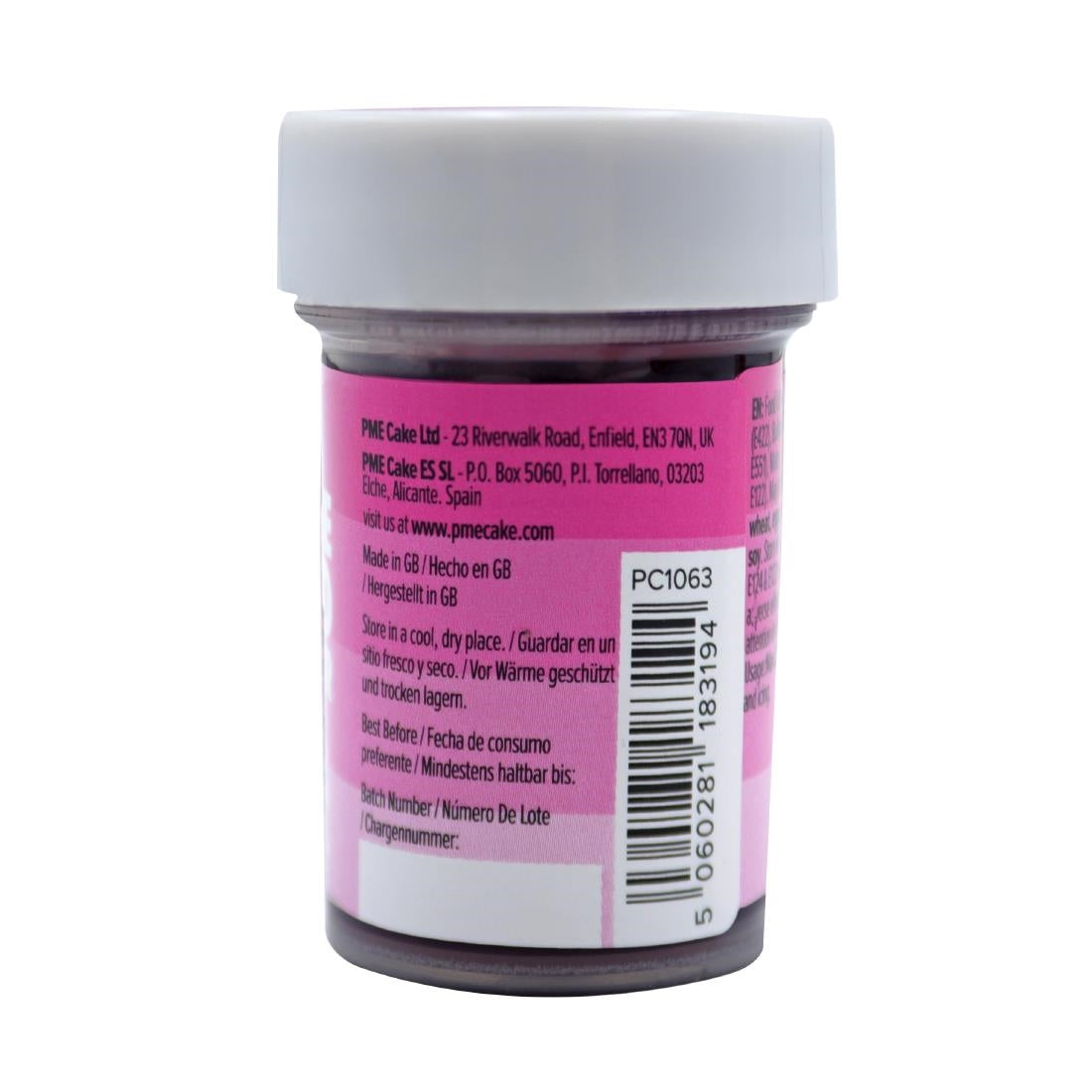 HU314 PME Concentrated Paste Food Colour - Hot Pink 25g