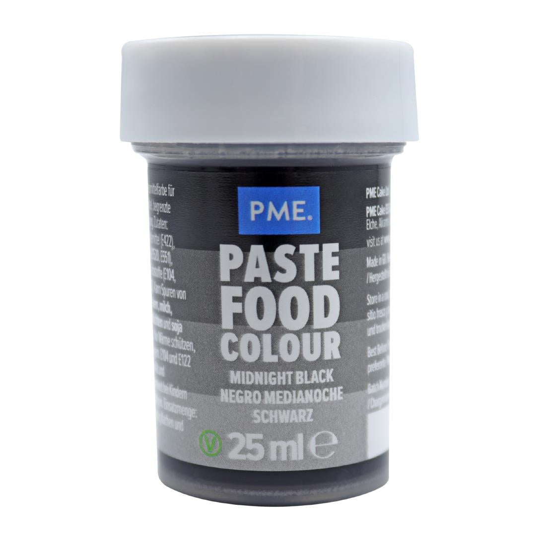 HU315 PME Concentrated Paste Food Colour - Midnight Black 25g