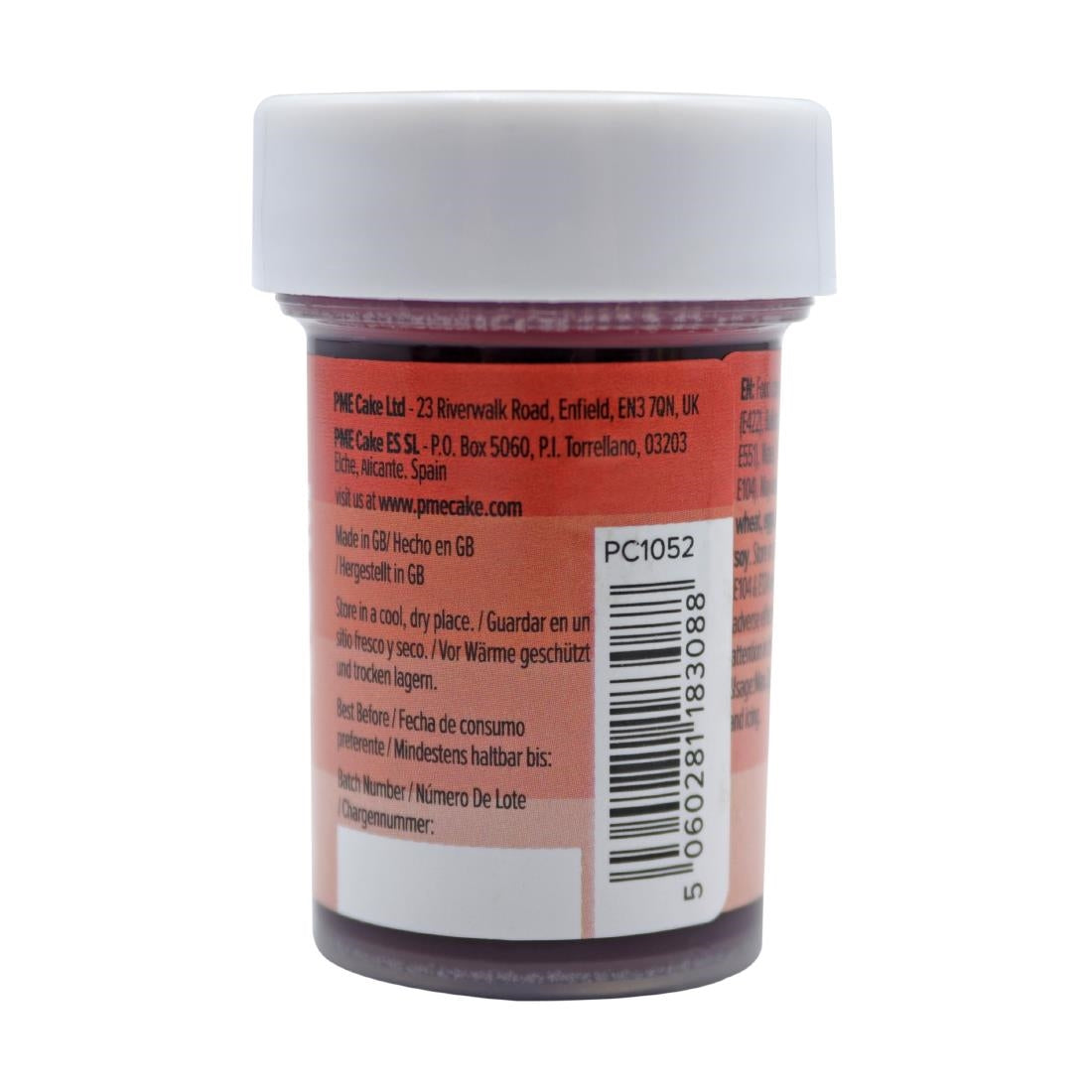 HU316 PME Concentrated Paste Food Colour - Berry Red 25g