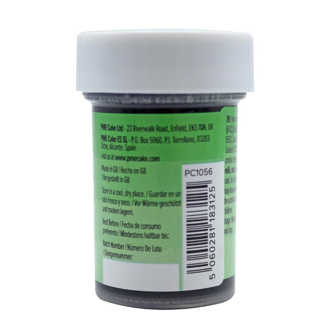 HU319 PME Concentrated Paste Food Colour - Pea Green 25g
