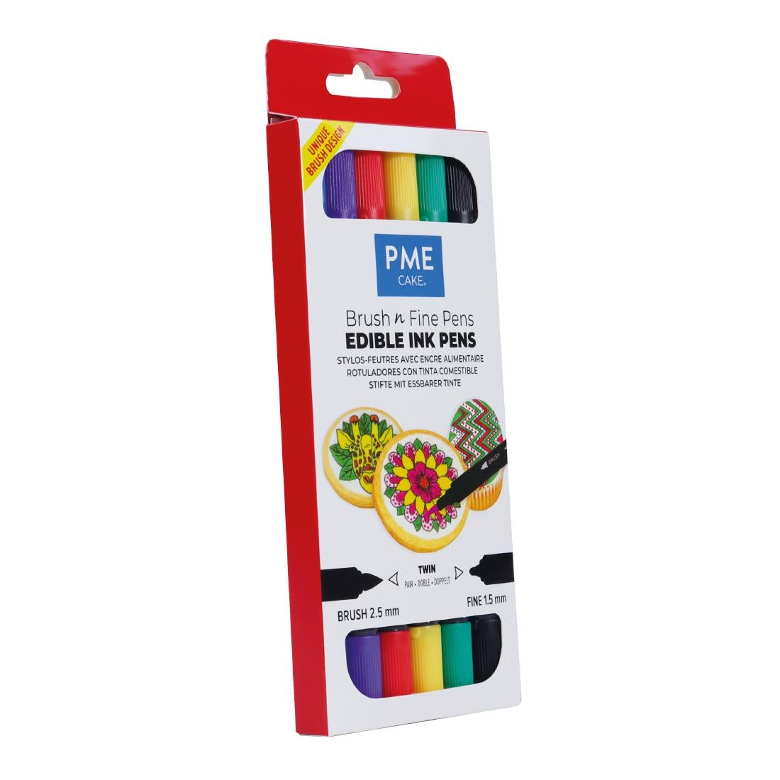 HU324 PME Brush & Fine Pen Set - Bold (Pack of 6)
