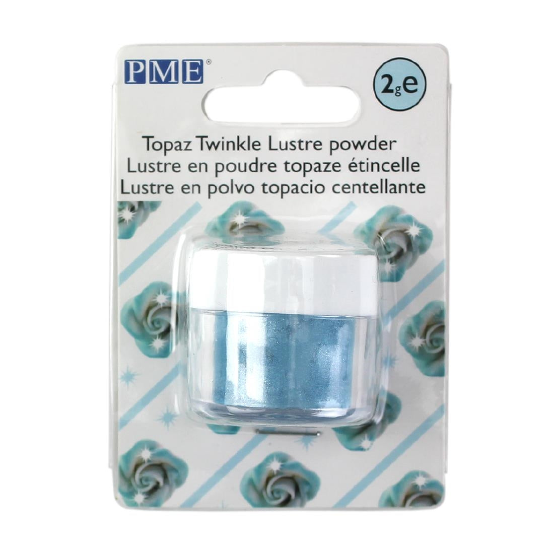 HU343 PME Lustre Colours Topaz Twinkle 2g