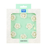 HU360 PME White Sugar Roses 32mm (Pack of 8)