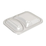 HU385 Faerch Hot Deli Deluxe 2 Compartment Takeaway Container Lids (Pack of 365) - JD Catering Equipments Ltd