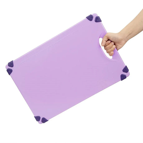 HW002 - Hygiplas Commercial Grip Chopping Board Purple 458x306mm