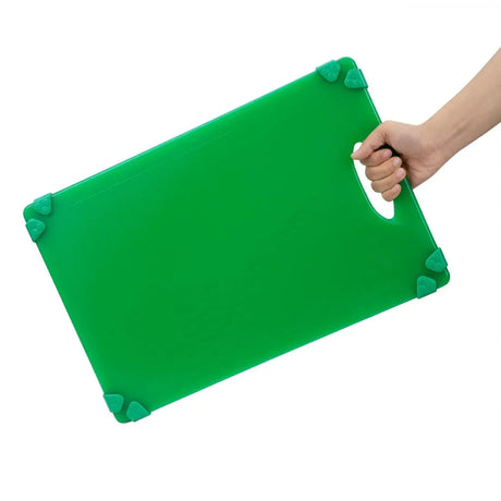 HW004 - Hygiplas Commercial Grip Chopping Board Green 458x306mm