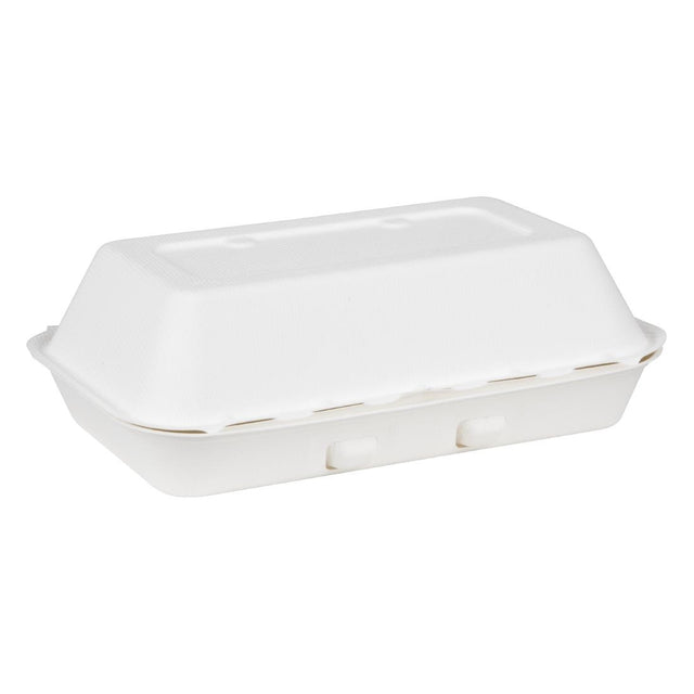 HW020 Fiesta Compostable Bagasse Food Containers 9x6" (Pack of 200)